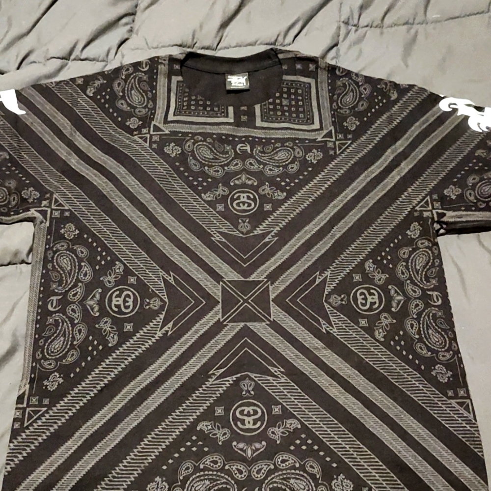 Stussy shirt bandana print